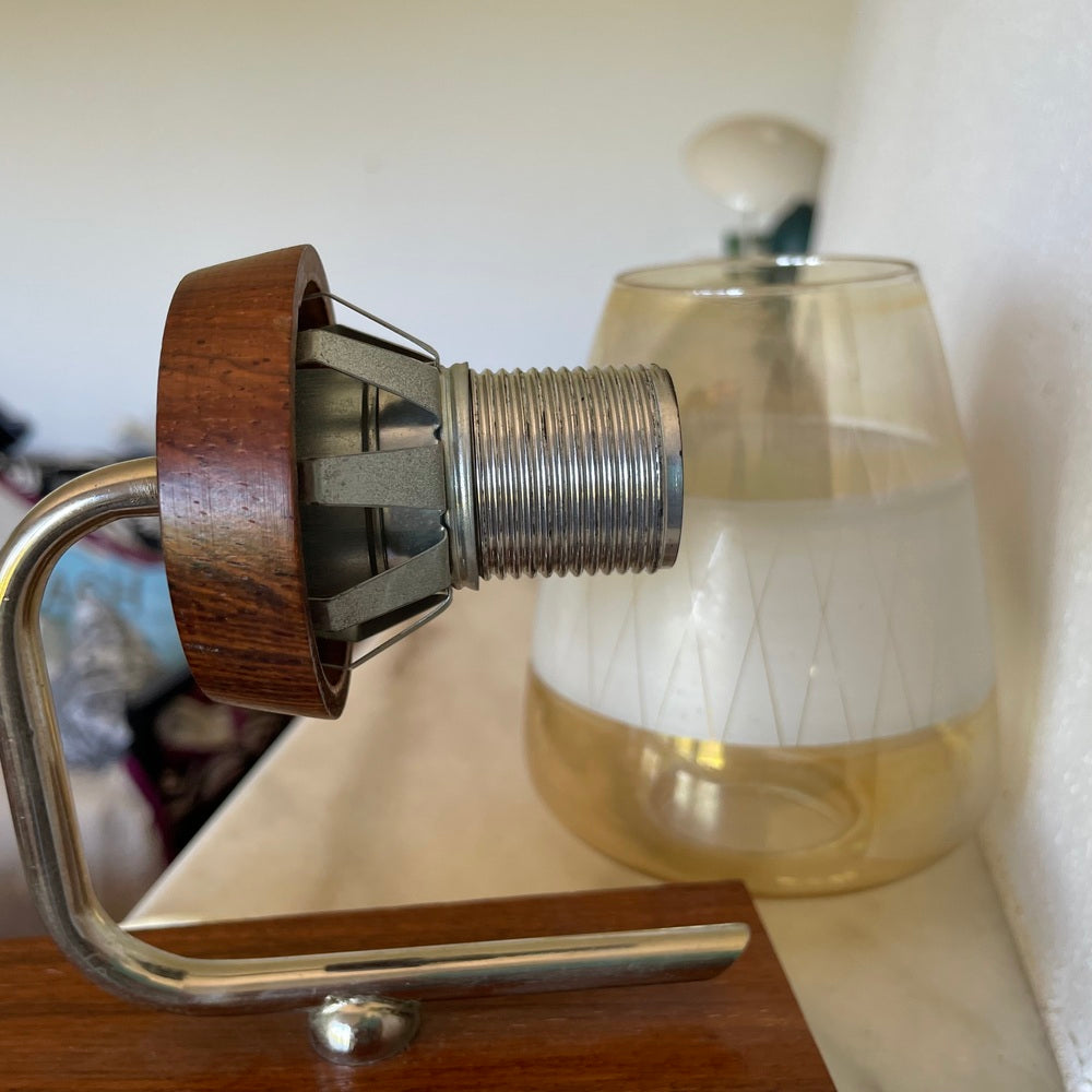 Danish Teak Wall Sconce