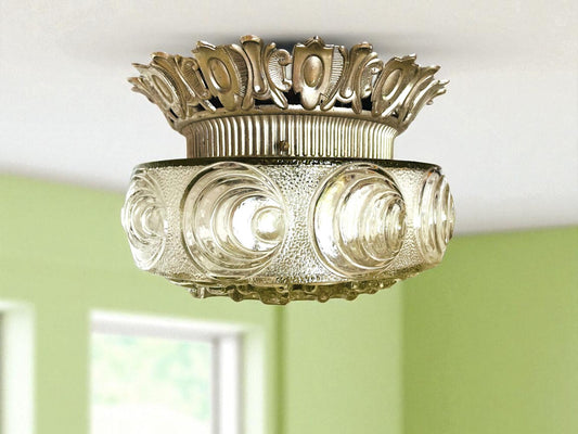 Decorative flush mount light