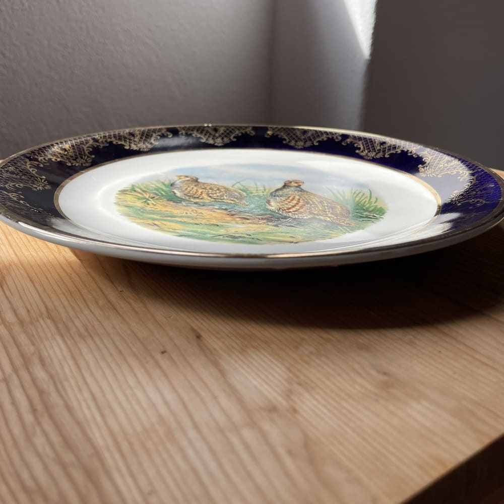 1972 Weatherby Royal Falcon Ware decorative plate