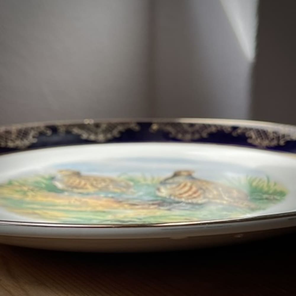 1972 Weatherby Royal Falcon Ware decorative plate