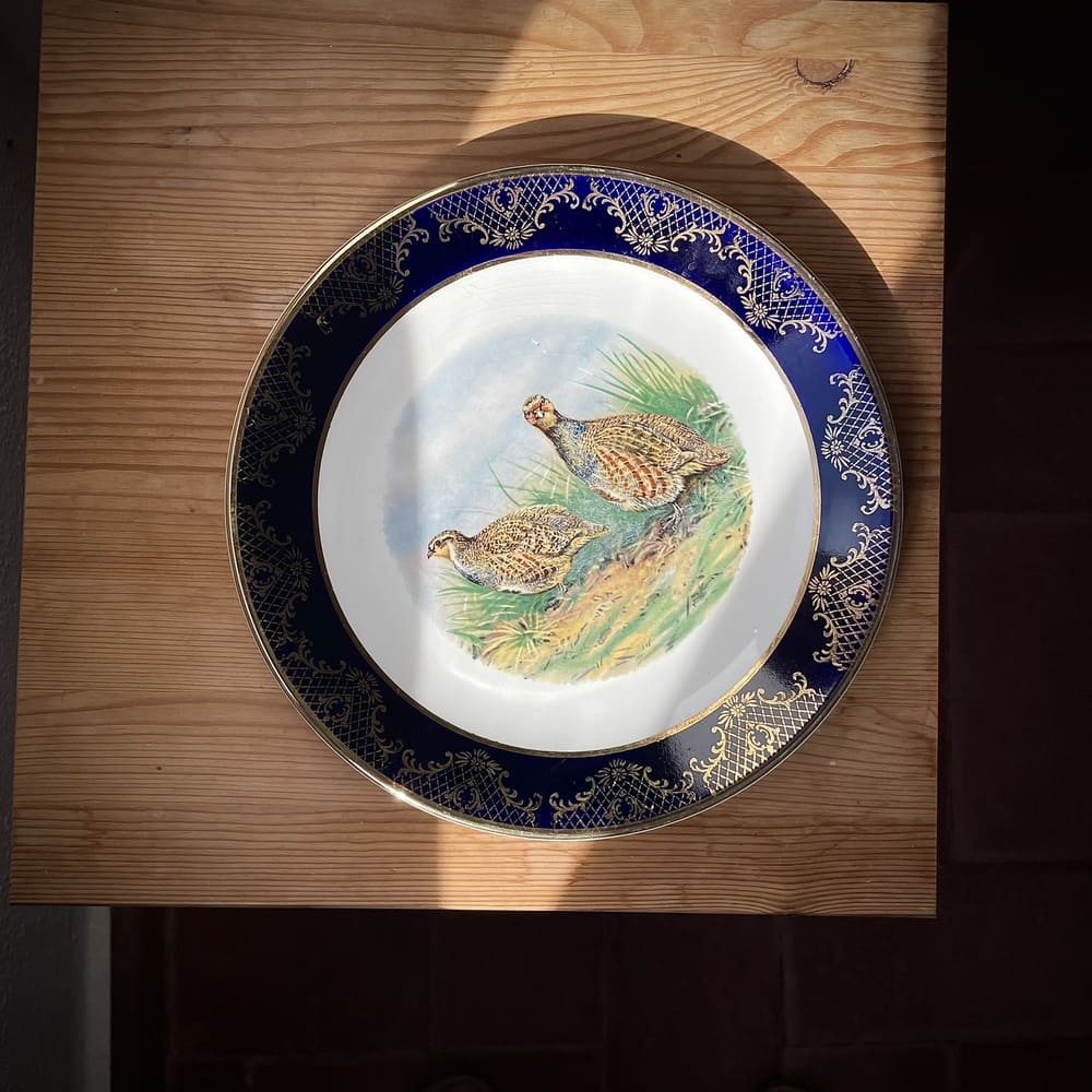 1972 Weatherby Royal Falcon Ware decorative plate
