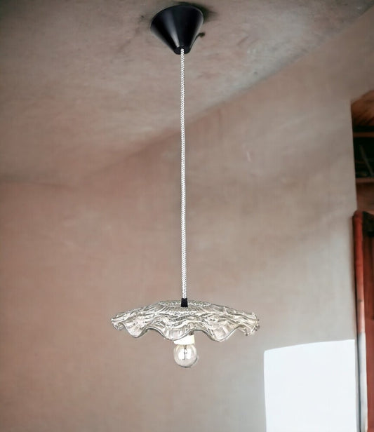 Farmhouse glass pendant light