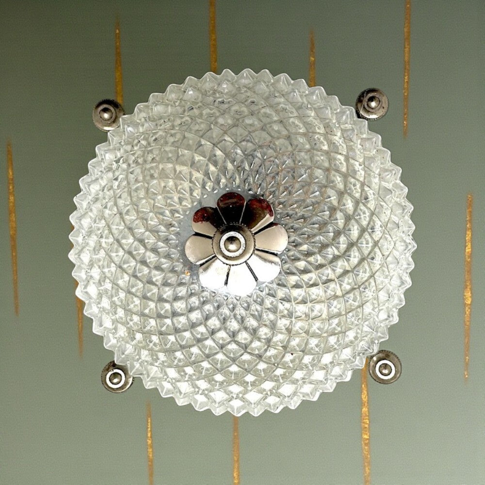 Glass Flush Mount Light