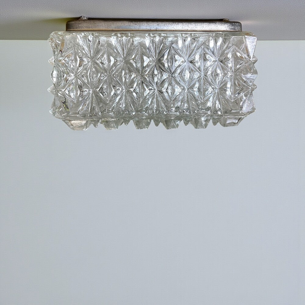 Glass Flush Mount Light