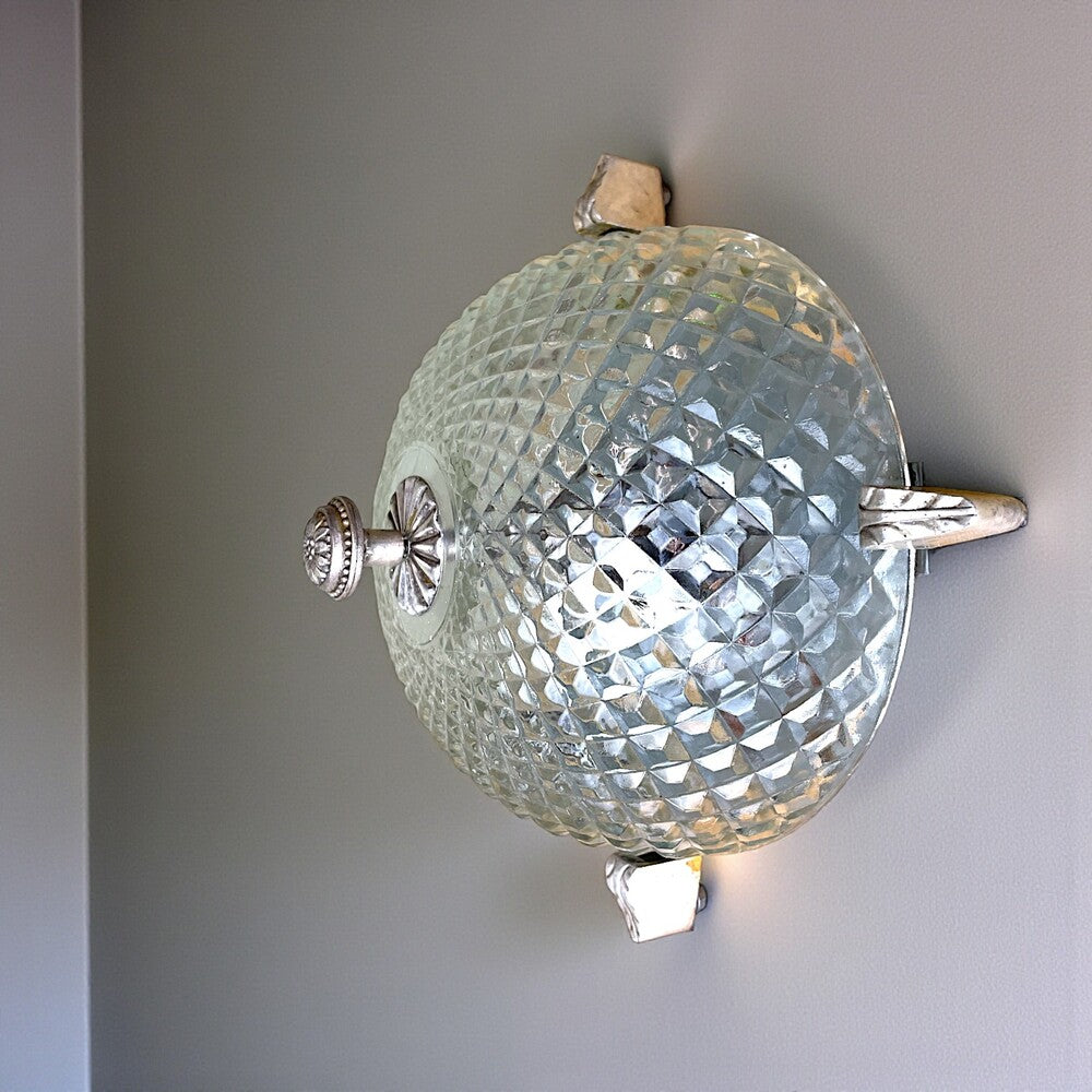 Glass Flush Mount Light