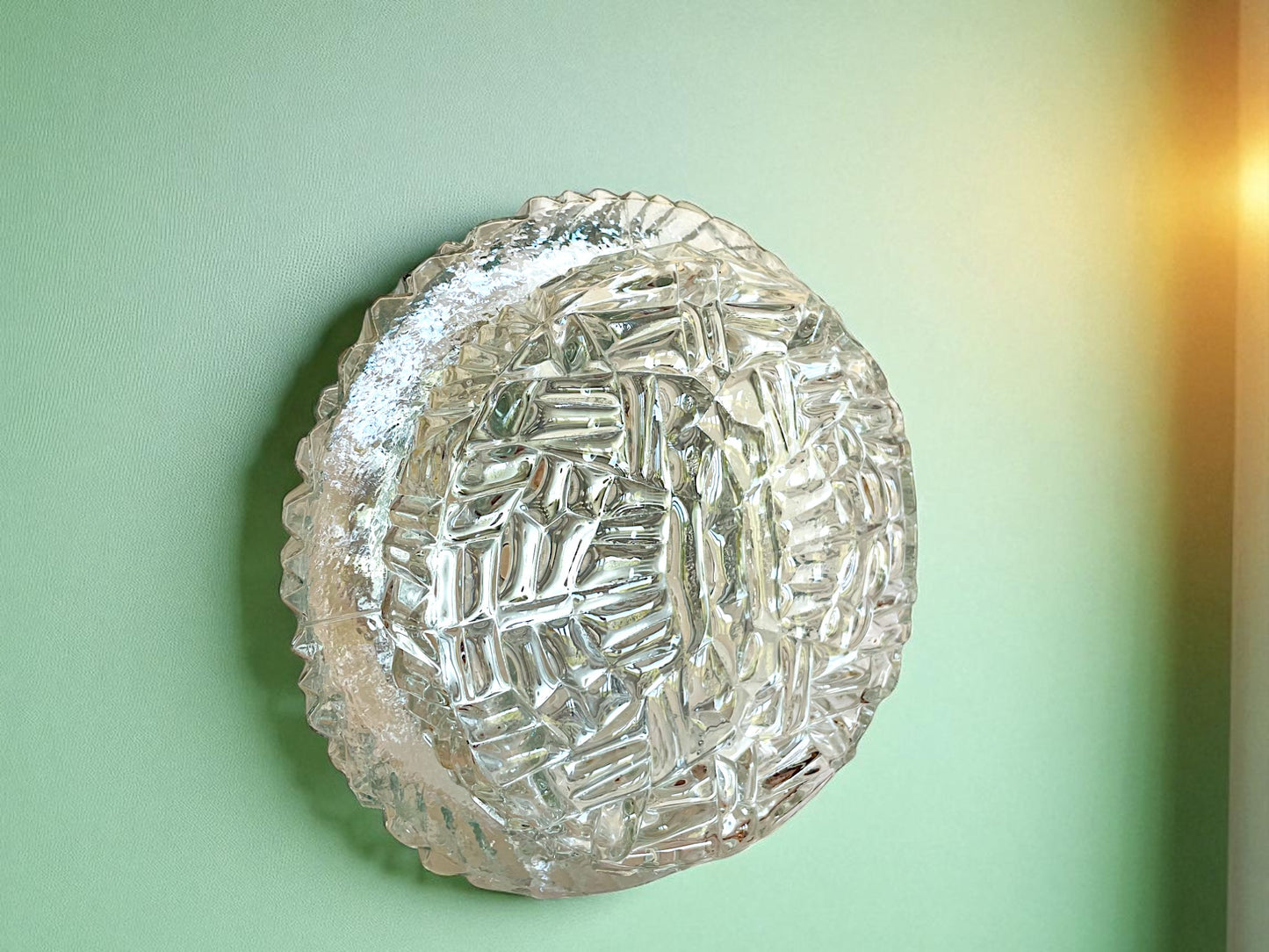 Glass Flush Mount Light