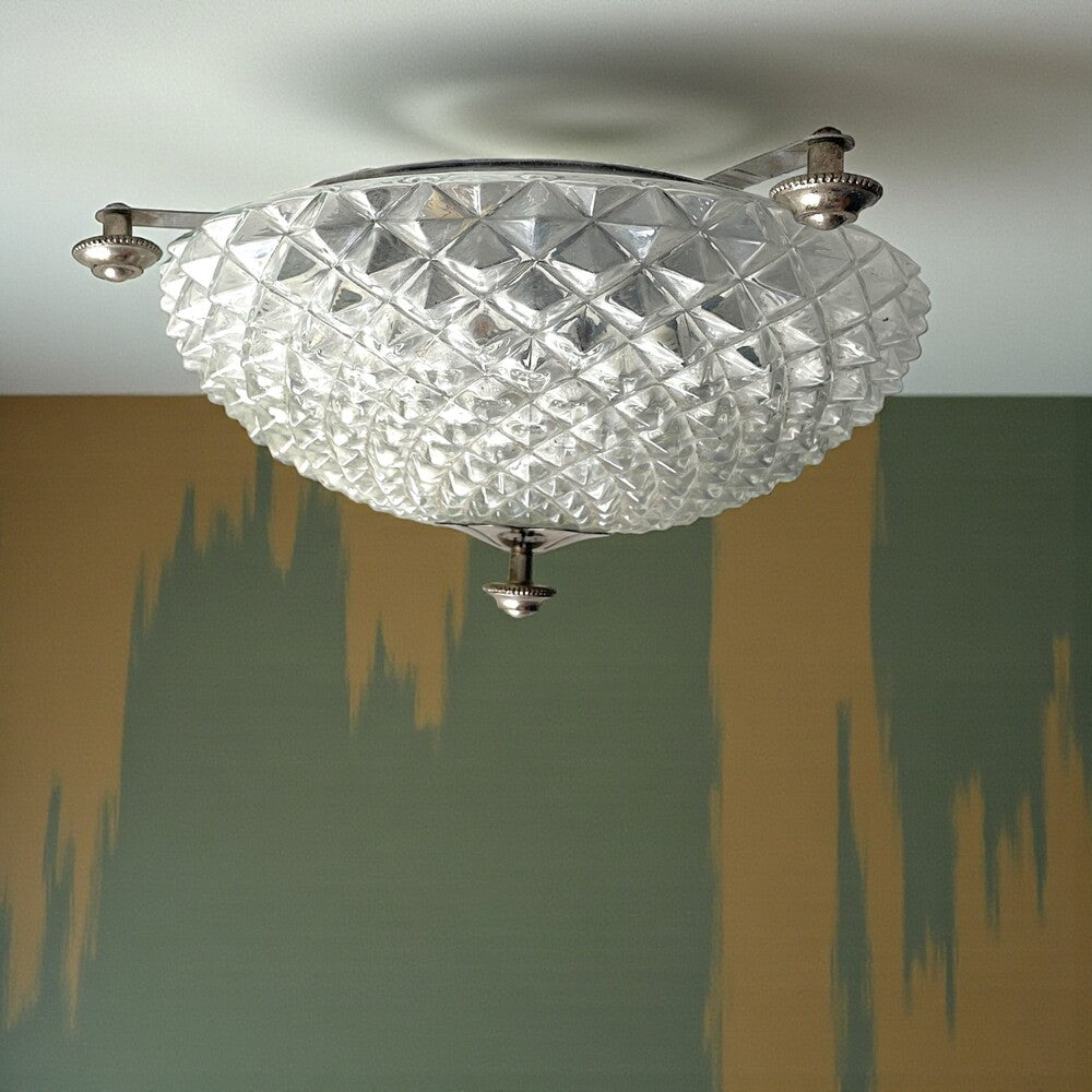 Glass Flush Mount Light