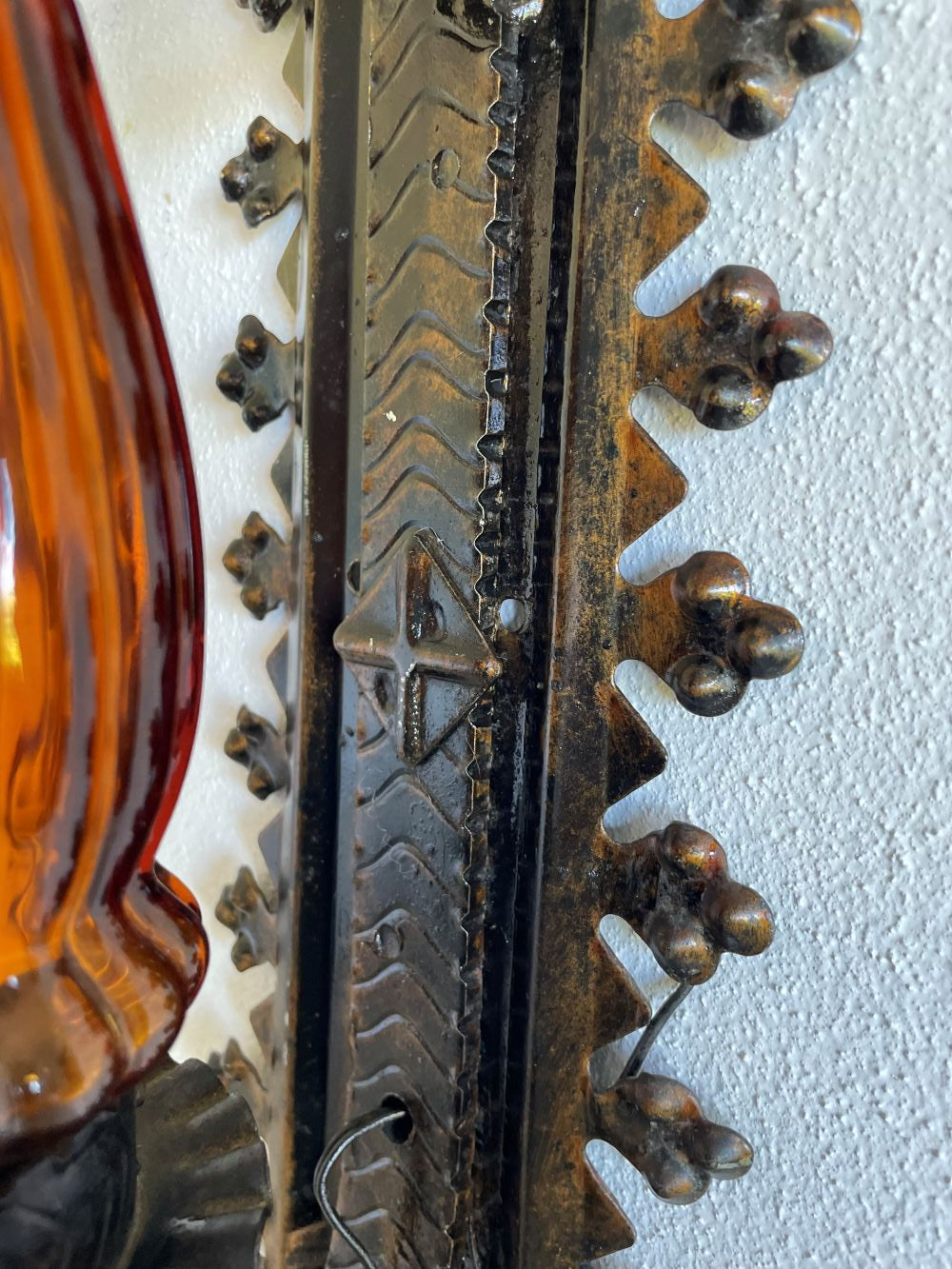 Gothic Wrought Iron Wall Sconce