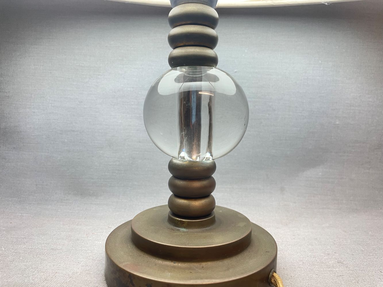 Hollywood Regency style Brass Lamp