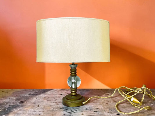Hollywood Regency style Brass Lamp