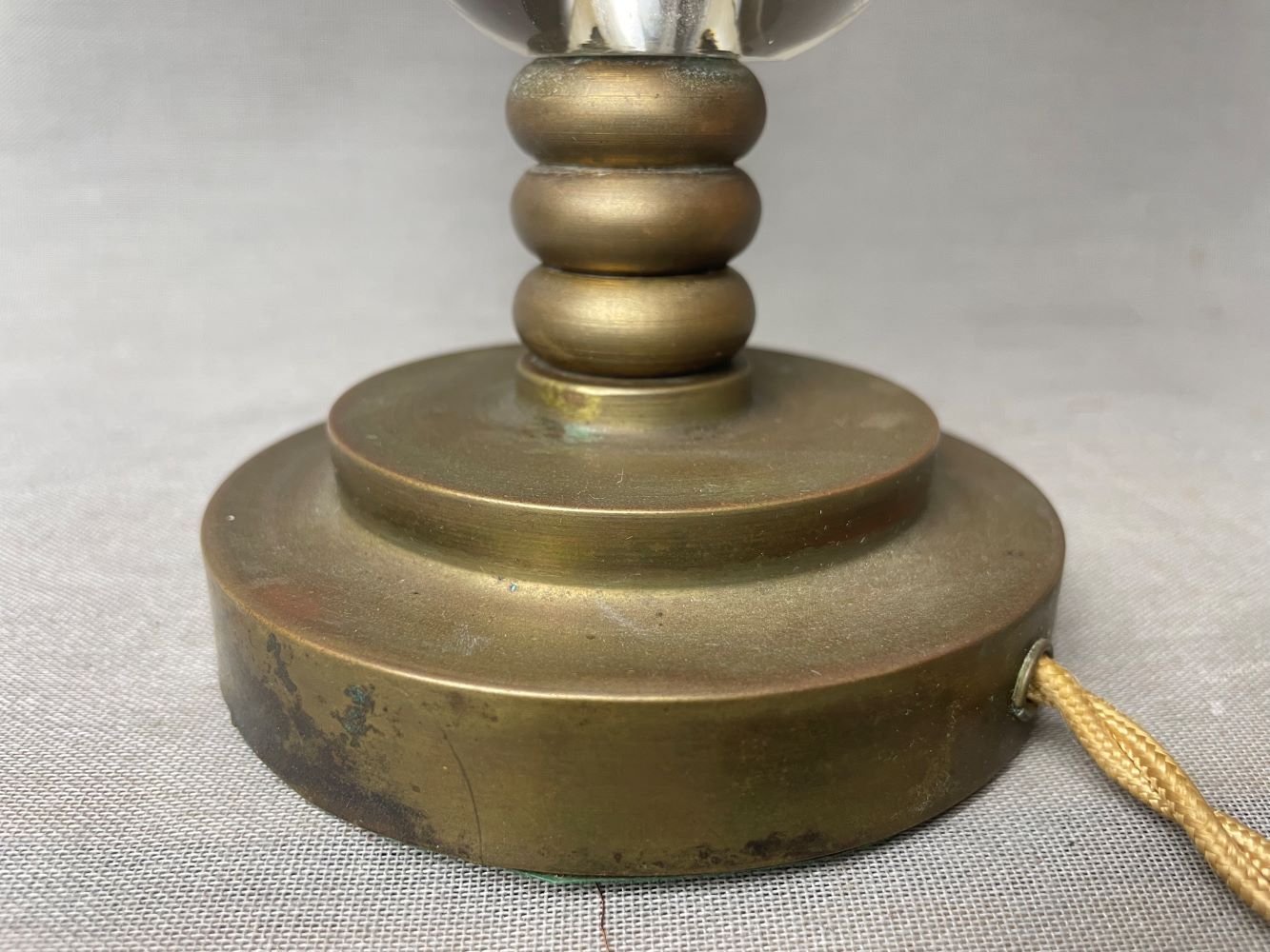Hollywood Regency style Brass Lamp