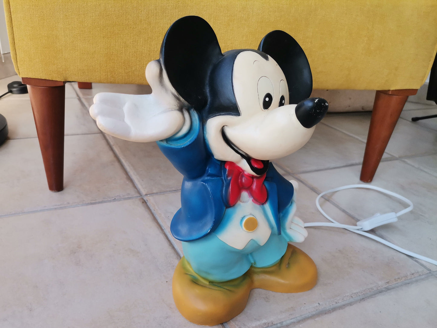 Vintage Disney Mickey Mouse kids lamp mood light made in Germany 80s