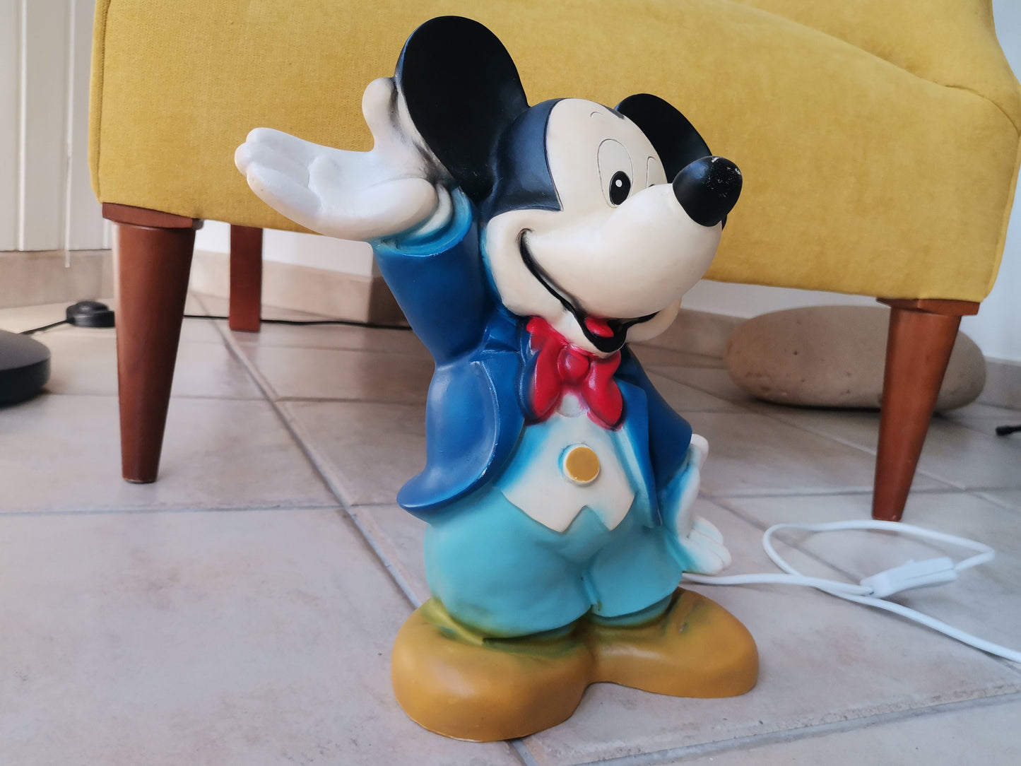 Vintage Disney Mickey Mouse kids lamp mood light made in Germany 80s