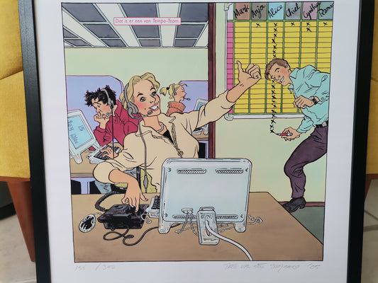 Theo van den Boogaard signed print