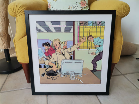 Theo van den Boogaard signed print