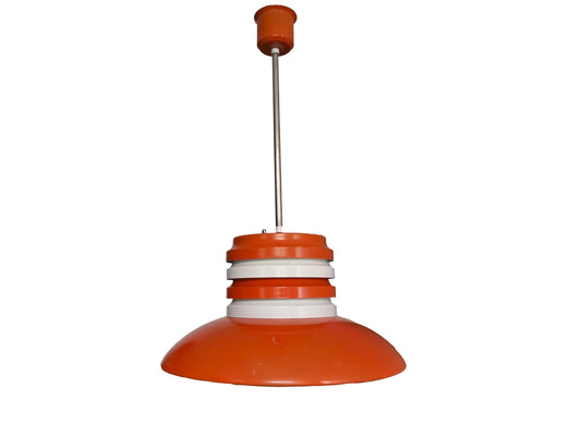 Large orange light fixture