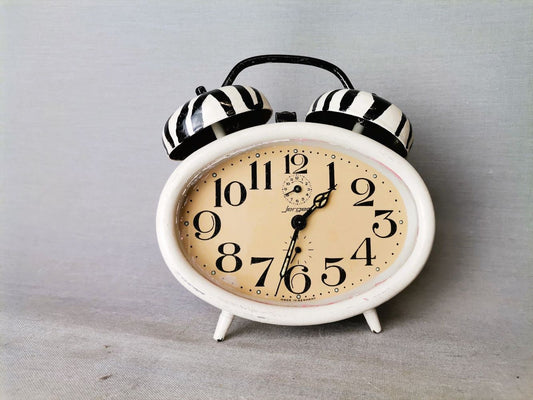 Vintage German alarm clock by Jerger