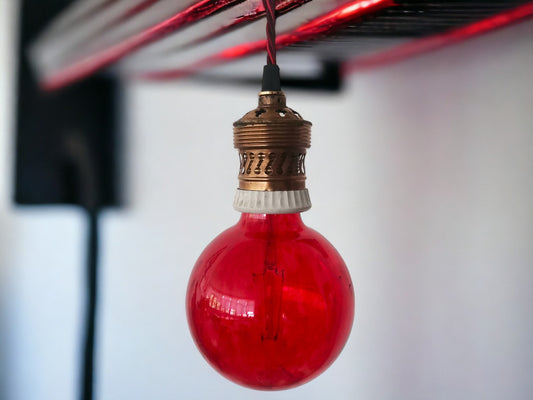 Antique Giant light bulb lamp antique brass pendant lamp with cord