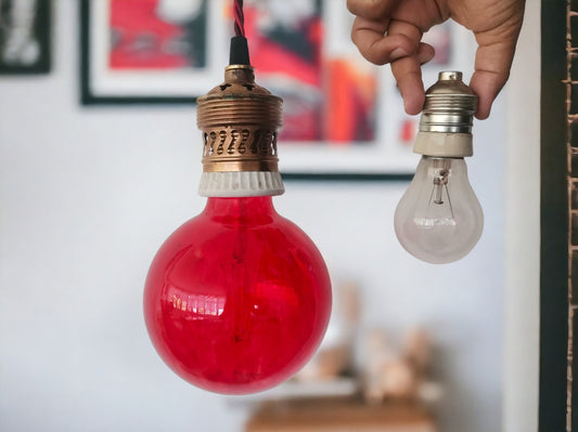 Antique Giant light bulb lamp antique brass pendant lamp with cord