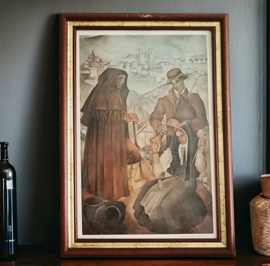 Portuguese Modernist  print Julio Santos