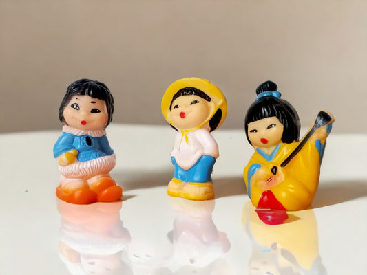 Set of 3 Japanese figurines USSR