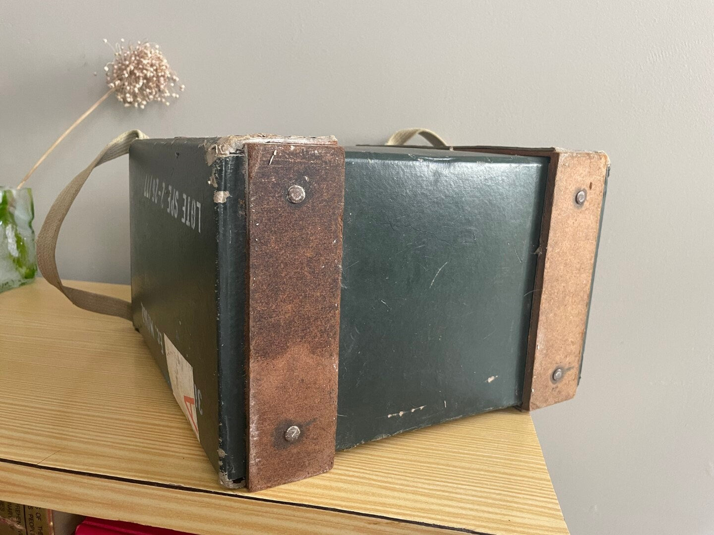 Portuguese military surplus equipment ammo storage box case