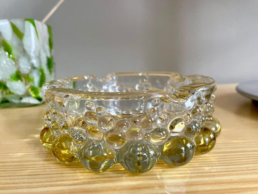 Vintage glass ashtray