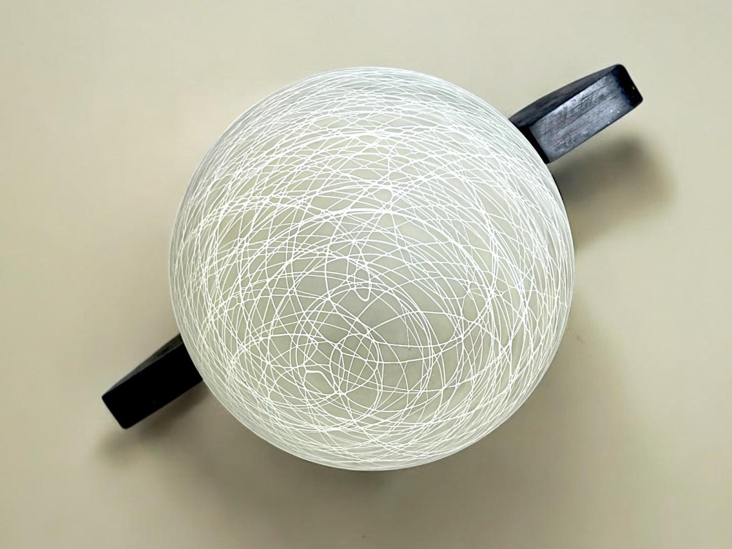 Flush ceiling mount light lights fixtures Spanish Mid Century Modern