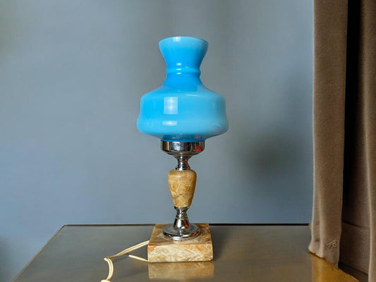 Marble table lamp
