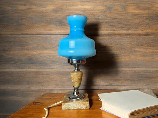 Marble table lamp