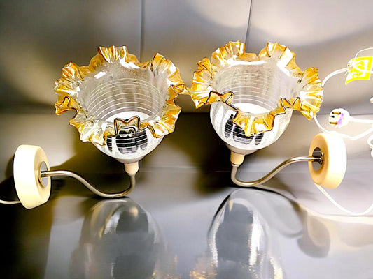 Pair plug in wall sconces
