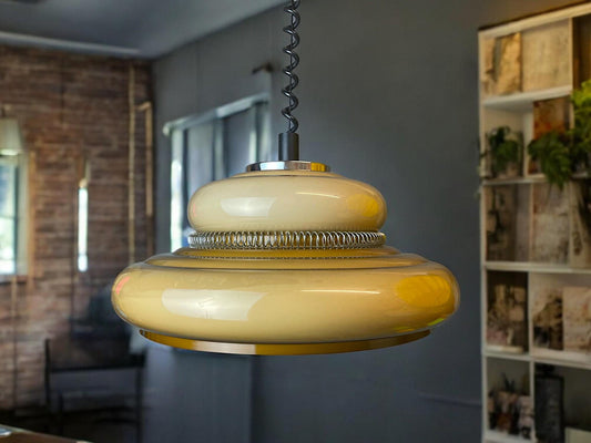 Vintage pull down light