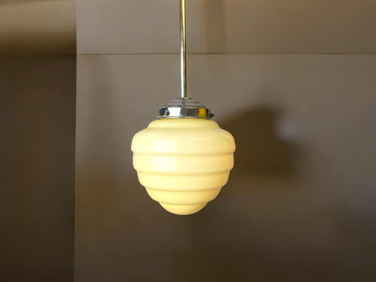 Art Deco bedroom ceiling lamp mid century beehive glass hanging light fixtures