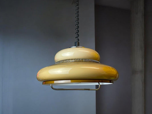 Vintage pull down light