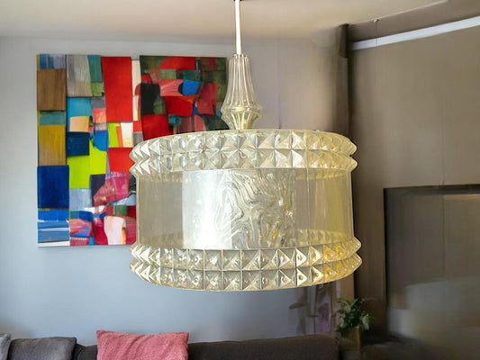 Transparent retro hanging light