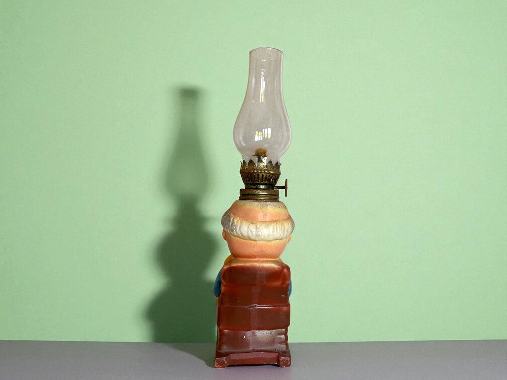 Japanese ceramic faux oil lamp