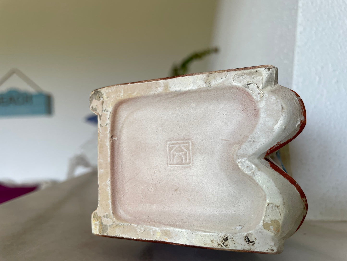 Japanese ceramic faux oil lamp