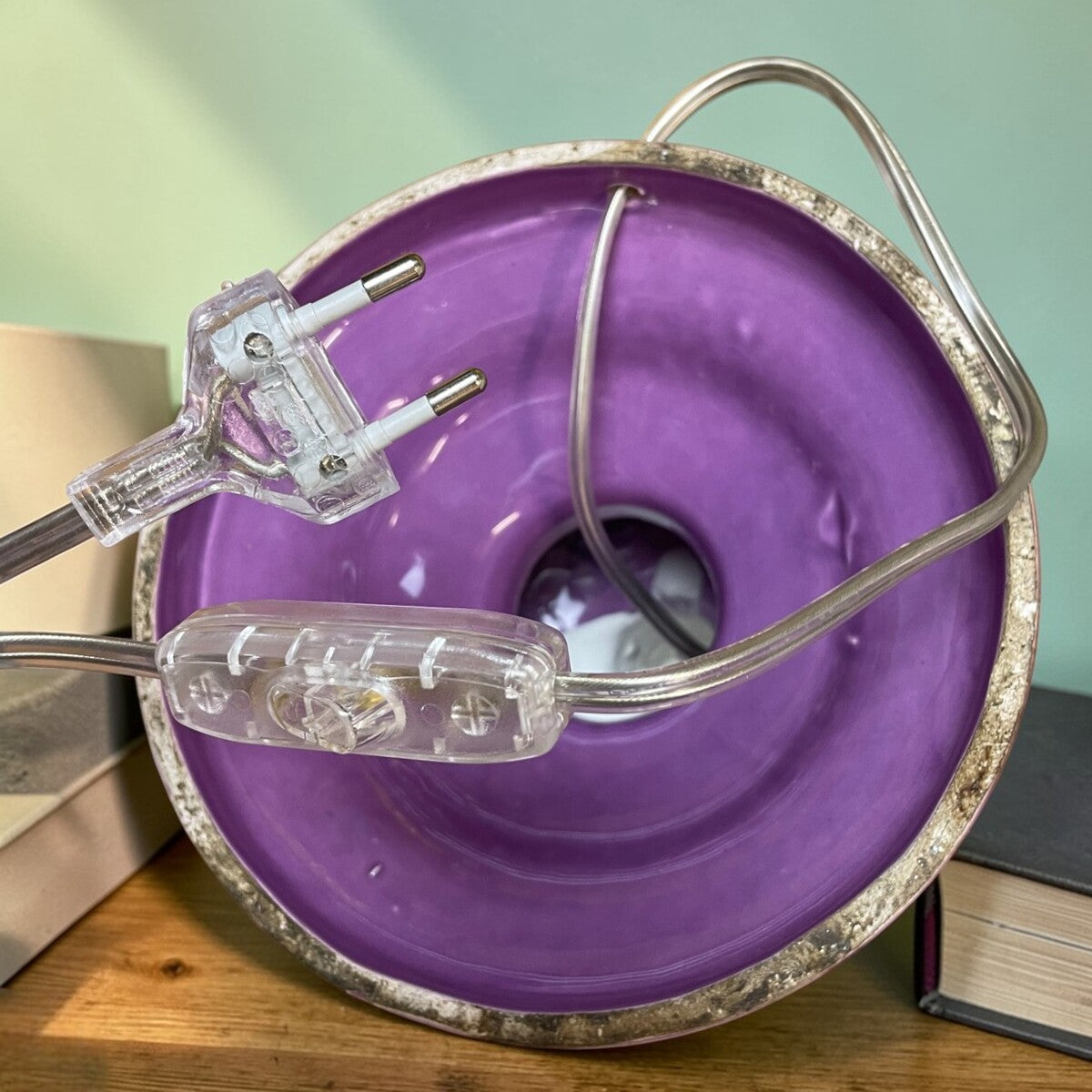 Mid-century Table Lamp with Sculptural Base