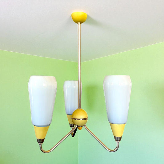 Mid Century Modern 3-light Chandelier