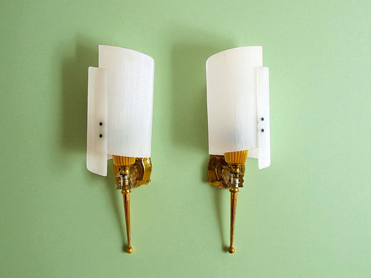 Pair of Mid-Century Modern sconces