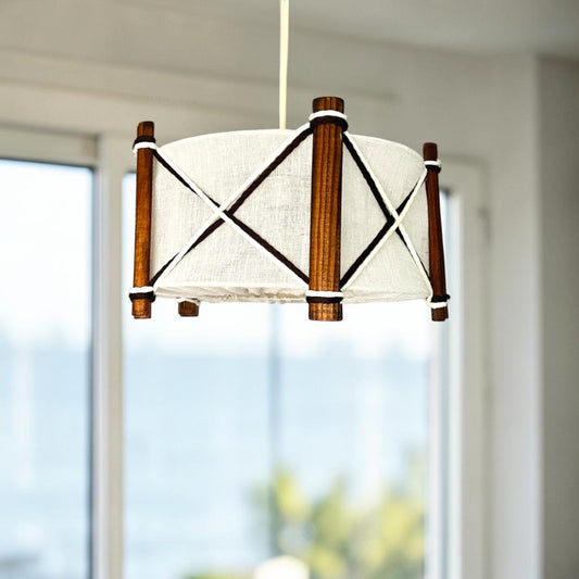 Japandi style wood  light
