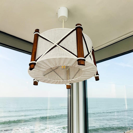 Japandi style wood  light