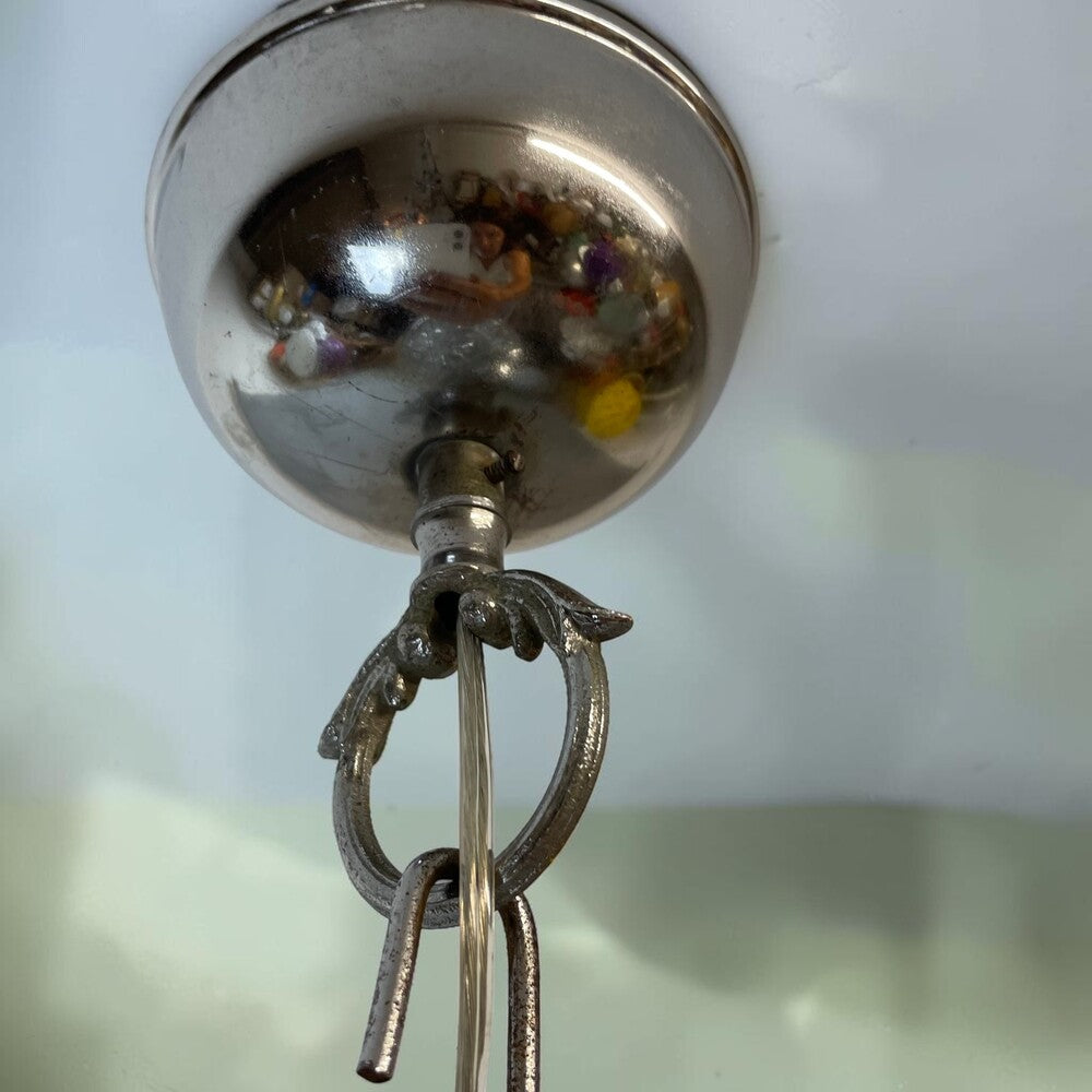 Mid Century Chrome Pendant