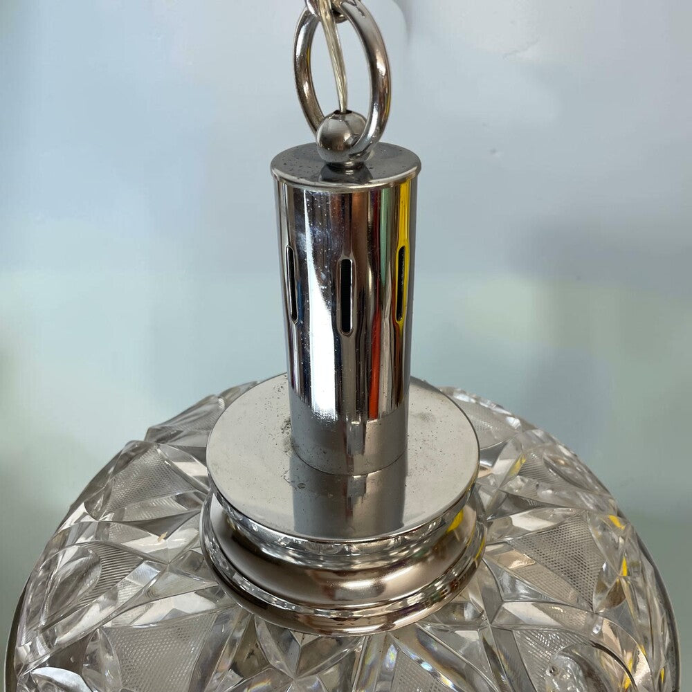 Mid Century Chrome Pendant