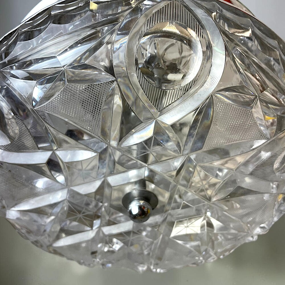 Mid Century Chrome Pendant