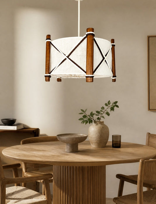 Japandi style wood  light