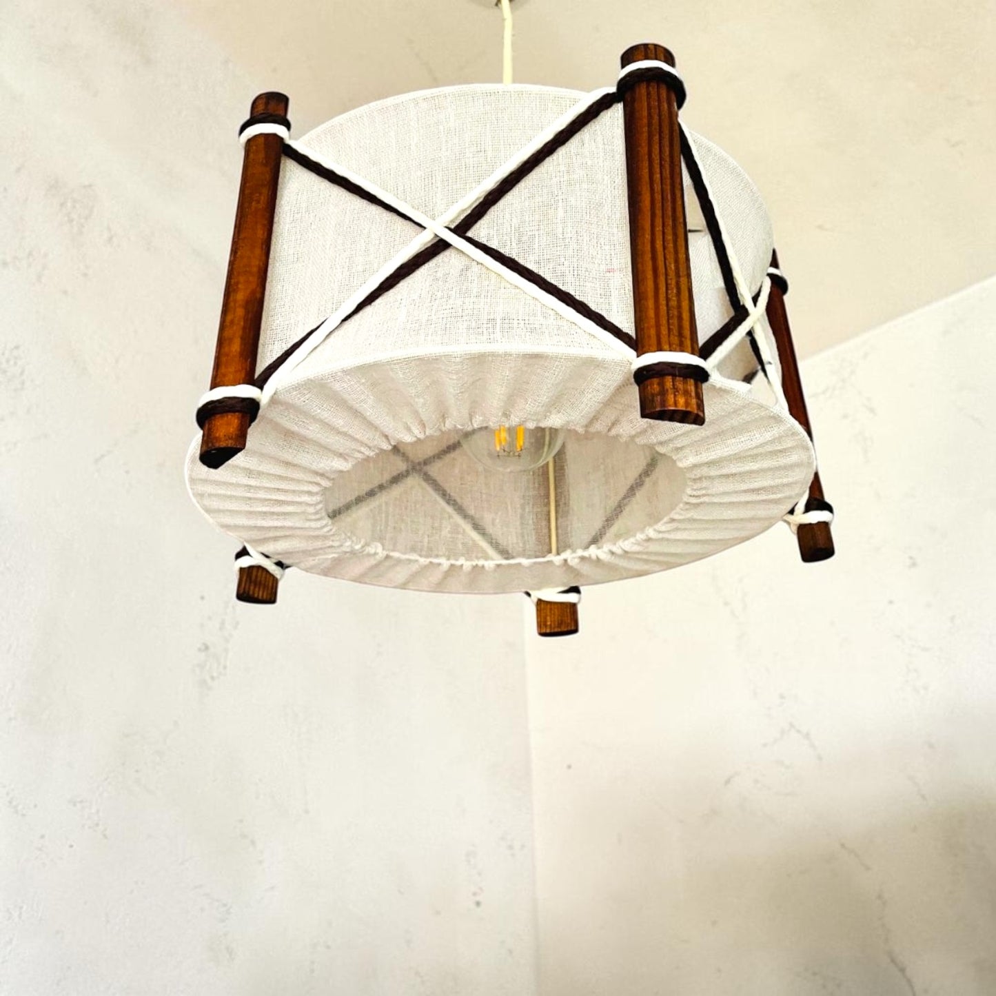 Japandi style wood  light