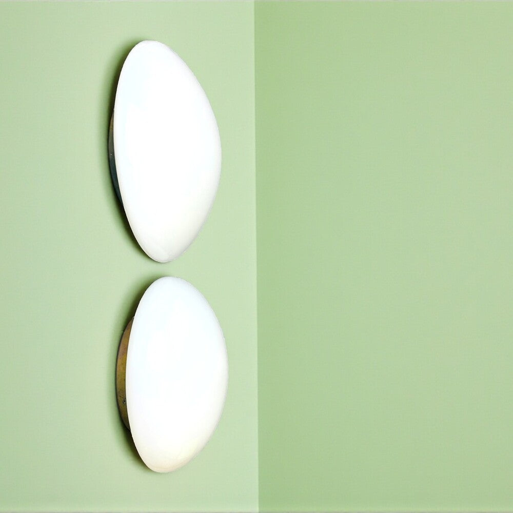 Pair minimalist flush mount lights