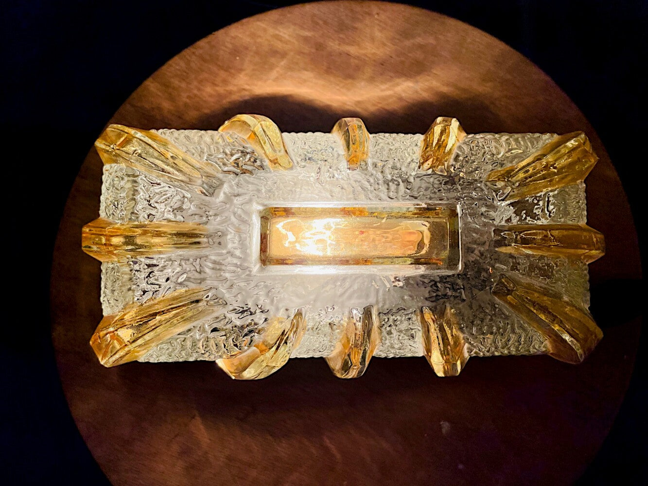 Murano Glass Flush Mount Light