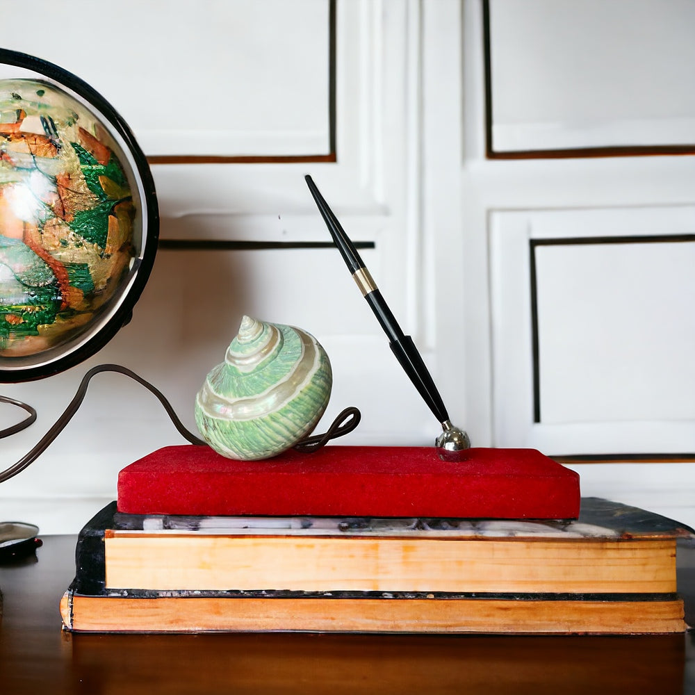 Nautical desk lamp pen set